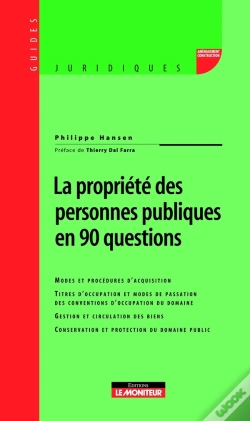 Capa do artigo La Propriété Des Personnes Publiques En 90 Questions
