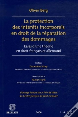 Capa do artigo La Protection Des Intérêts Incorporels En Droit De La Réparation Des Dommages