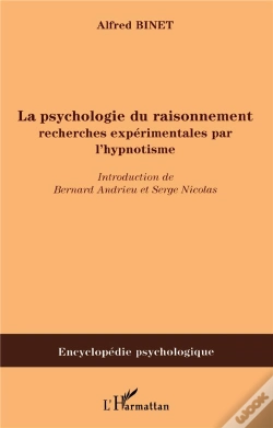 Capa do artigo La Psychologie Du Raisonnement ; Recherches Experimentales Par L'Hypnotisme