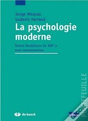 Capa do artigo La Psychologie Moderne Textes Fondateurs Et Mise En Perspective