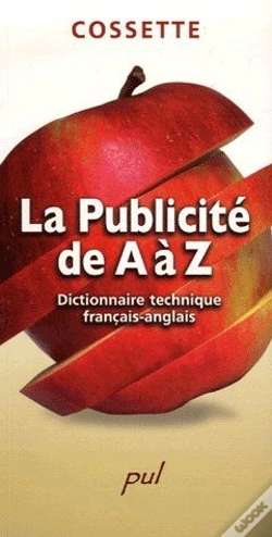 Capa do artigo La Publicite De A A Z. Dictionnaire Technique Francais-Anglais