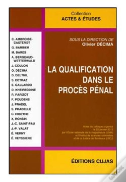Capa do artigo La Qualification Dans Le Proces Penal