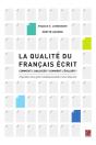La Qualité Du Français Écrit ; Comment L'Analyser ? Comment L'Évaluer ? - Preview