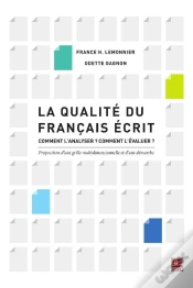 Capa do artigo La Qualité Du Français Écrit ; Comment L