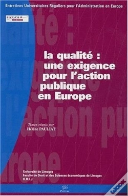 Capa do artigo La  Qualite : Une Exigence Pour L'Action Publique En Europe?
