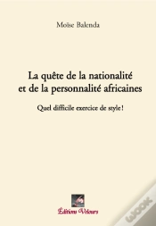 Capa do artigo La Quête De La Nationalité Et De La Porsonnalité Africaines ; Quel Difficile Exercice De Style !