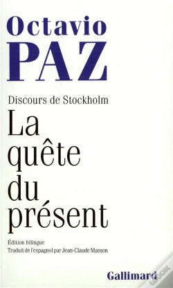 Capa do artigo La Quête Du Présent ; Discours De Stockholm