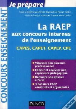 Capa do artigo La Raep Aux Concours Internes De L'Enseignement - Capes, Capet, Caplp, Cpe
