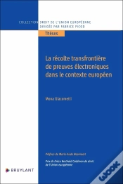 Capa do artigo La Récolte Transfrontière De Preuves Électroniques Dans Le Contexte Européen