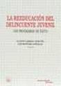La Reeducación Del Delincuente Juvenil. Los Programas De Exito - Preview