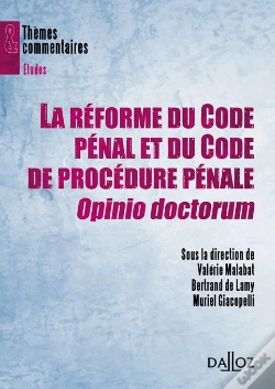 Capa do artigo La Réforme Du Code Pénal Et Du Code De Procédure Pénale, Opinio Doctorum