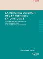 La Réforme Du Droit Des Entreprises En Difficulté ; Commentaire De L'Ordonnance Du 18 Décembre 2008 Et Du Décret Du 12 Février 2009 (Édition 2009) - Preview