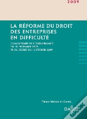 Capa do artigo La Réforme Du Droit Des Entreprises En Difficulté ; Commentaire De L