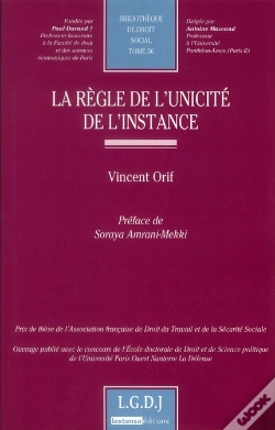 Capa do artigo La Règle De L'Unicité De L'Instance