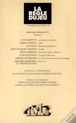 Capa do artigo La Regle Du Jeu N .18