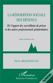 Capa do artigo La Réinsertion Sociale Des Détenus ; De L