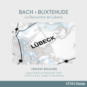 Capa do artigo La Rencontre de Lübeck : Bach - Buxtehude - CD