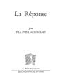 La Réponse - Preview