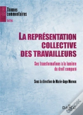 La Représentation Collective Des Travailleurs ; Ses Transformations À La Lumière Du Droit Comparé