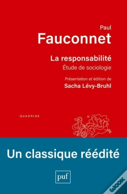 Capa do artigo La Responsabilité : Étude De Sociologie