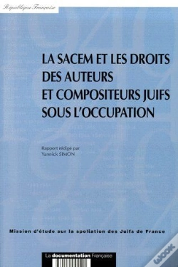 Capa do artigo La Sacem Et Les Droits Des Auteurs Et Compositeurs Juifs Sous L'Occupation