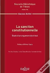 La Sanction Constitutionnelle Tome 152