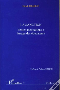 Capa do artigo La Sanction - Petits Meditations A L'Usage Des Educateurs