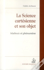 Capa do artigo La Science Cartésienne Et Son Objet ; Mathesis Et Phénomène