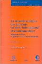 La Securite Sanitaire Des Aliments En Droit International Et Communautaire - Preview