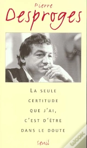 Capa do artigo La Seule Certitude Que J