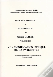 Capa do artigo La Signification Éthique De La Paternité