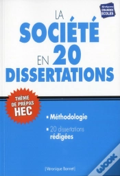Capa do artigo La Societe En 20 Dissertations