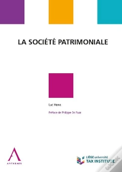 Capa do artigo La Société Patrimoniale