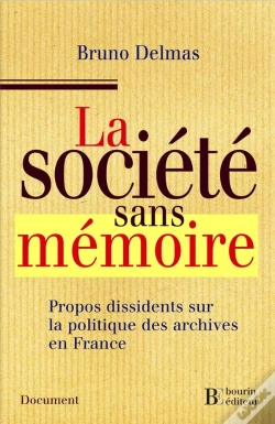 Capa do artigo La Société Sans Mémoire