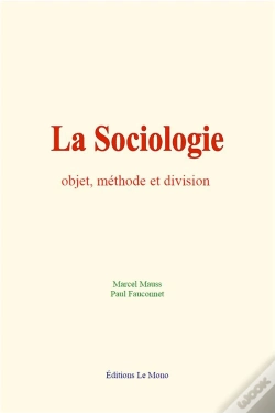 Capa do artigo La Sociologie : Objet, Methode Et Division