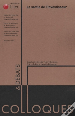 Capa do artigo La Sortie Des Investisseurs - Volume 1 - 2007