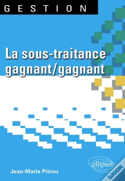 Capa do artigo La Sous-Traitance Gagnant/Gagnant