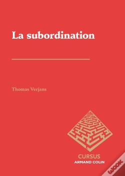 Capa do artigo La Subordination