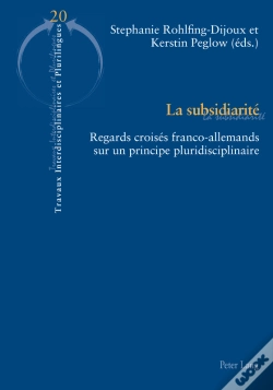 Capa do artigo La Subsidiarité