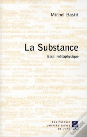 Capa do artigo La Substance ; Essai Métaphysique