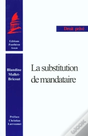 Capa do artigo La Substitution De Mandataire