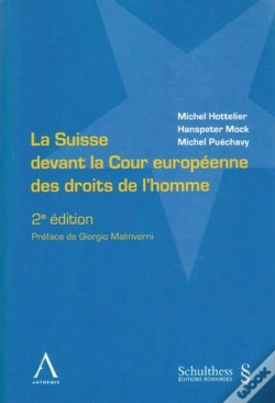 Capa do artigo La Suisse Devant La Cour Europeenne Des Droits De L'Homme