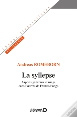 Capa do artigo La Syllepse ; Aspects Généraux Et Usage Dans L'Oeuvre De Francis Ponge