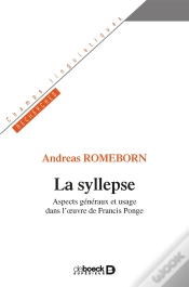 Capa do artigo La Syllepse ; Aspects Généraux Et Usage Dans L