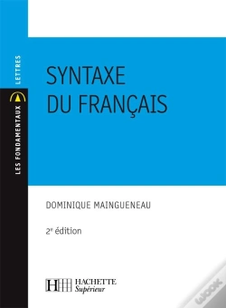 Capa do artigo La Syntaxe Du Français