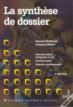 Capa do artigo La Synthese De Dossier Aux Concours,1ere Edition