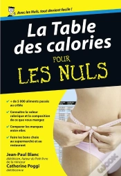 Capa do artigo La Table Des Calories Pour Les Nuls