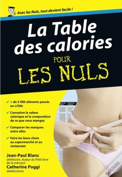 Capa do artigo La Table Des Calories Pour Les Nuls