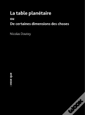 Capa do artigo La Table Planétaire Ou De Certaines Dimensions Des Choses