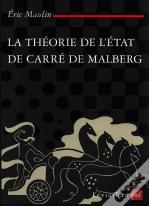 La Theorie De L'Etat De Carre De Malberg